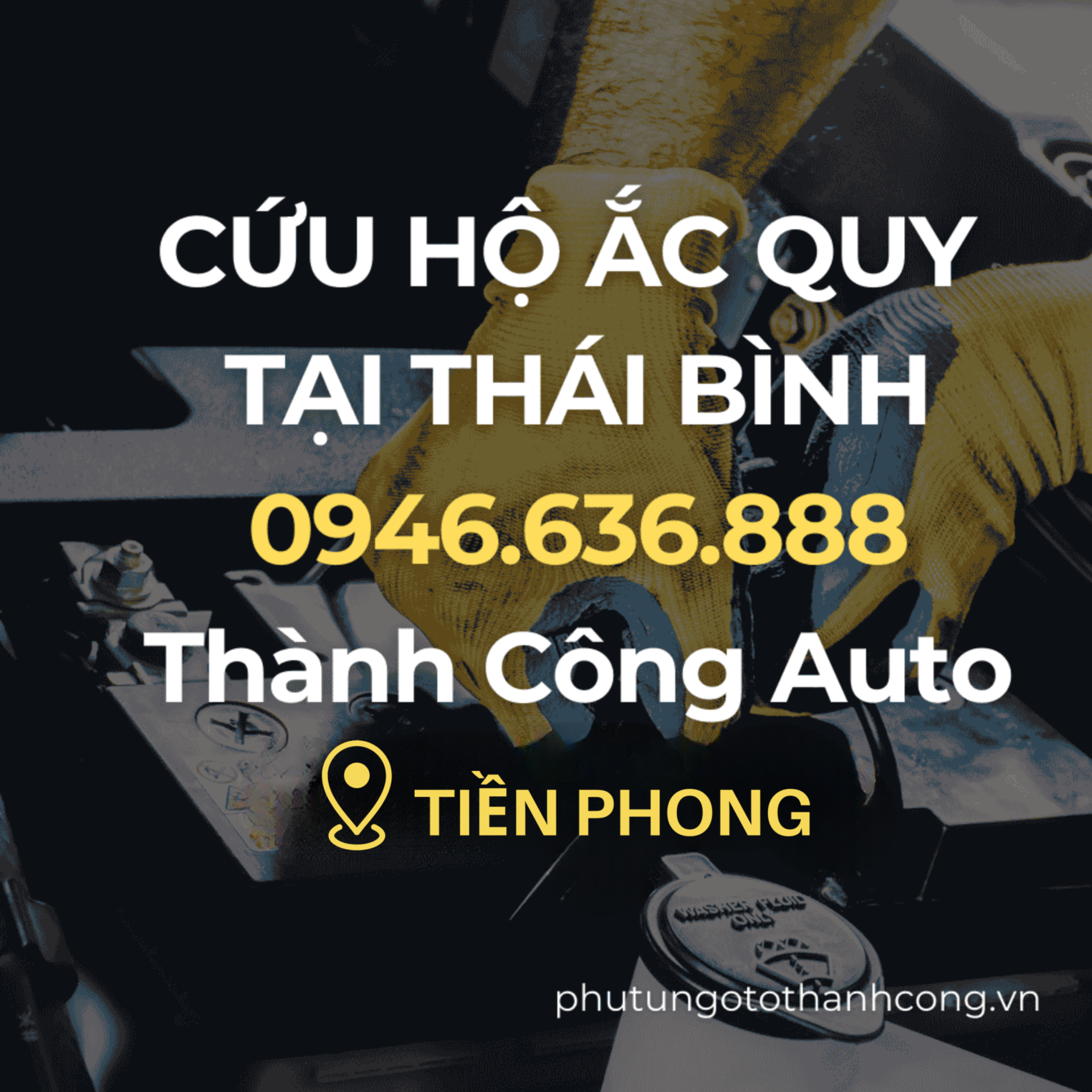 Ắc quy 70AH Ắc quy Kia Rondo Cứu hộ Ắc quy Thái Bình